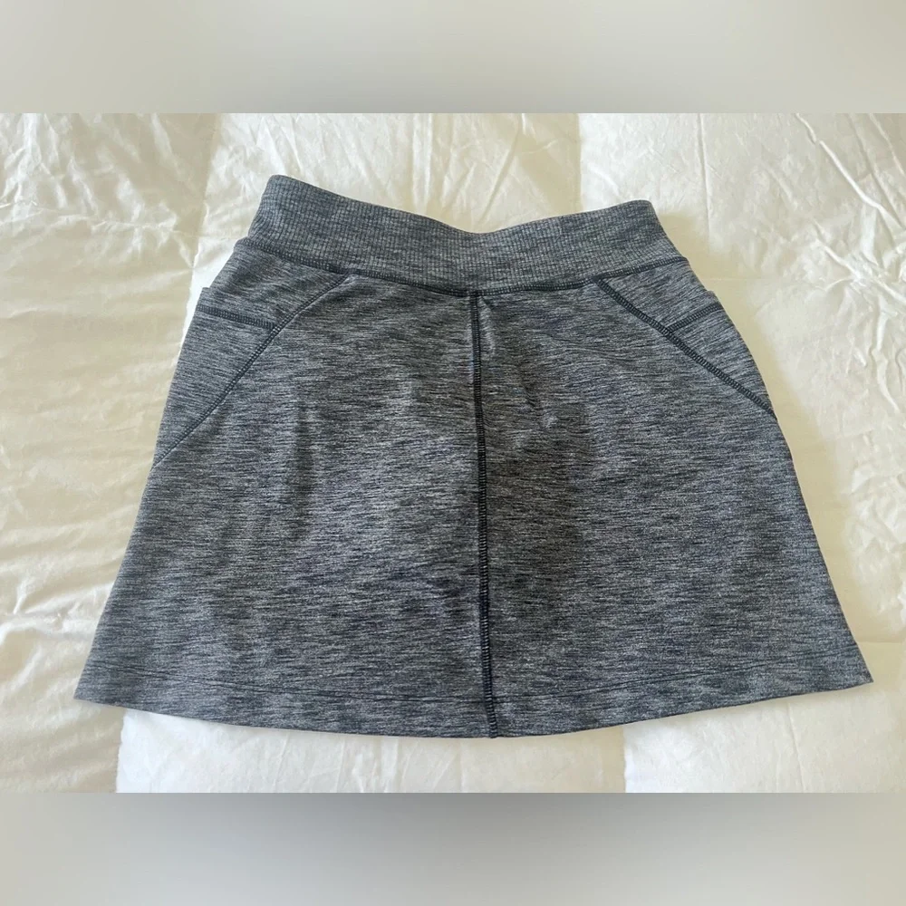 Athleta | Women’s SZ XS | Gray Black Marl Skirt Skort | Tennis Golf Walking - Picture 7 of 7